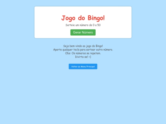Joguinhos/Bingo screenshot