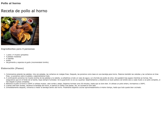 Pollo_al_horno screenshot