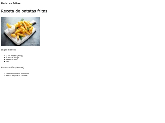 Receta_Patatas_Fritas screenshot
