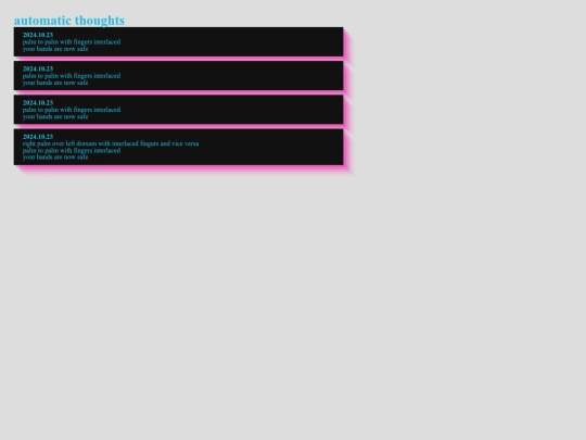 automatic-thoughts screenshot