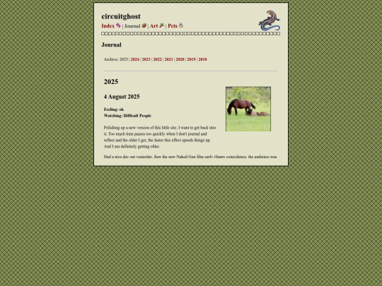 blog screenshot