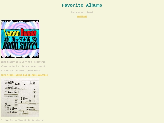 favealbums screenshot