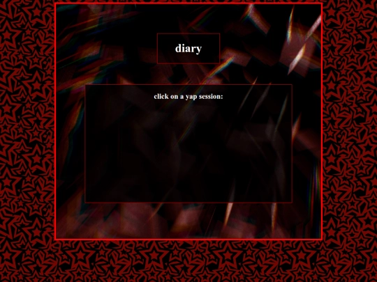 diary screenshot