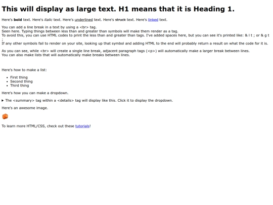 index screenshot