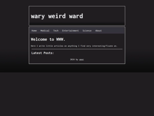blog/wary-weird-ward screenshot