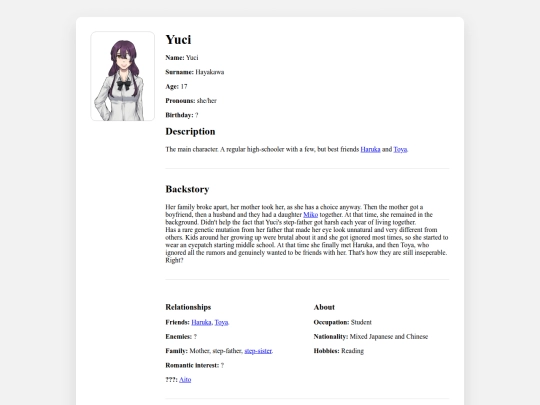 ocs/if-you-loved-me/yuci screenshot