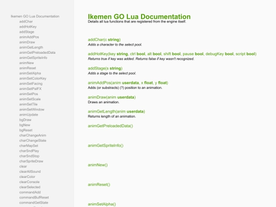 luadocs screenshot