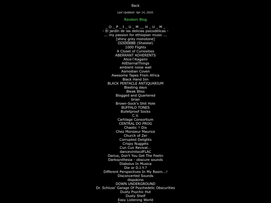 musicresources/blogs screenshot