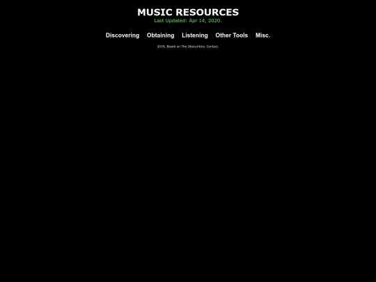 musicresources screenshot