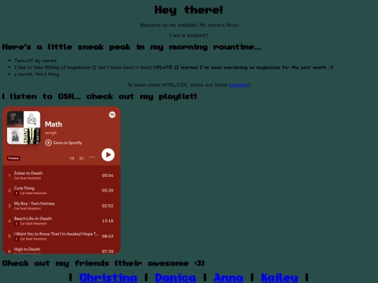 index screenshot