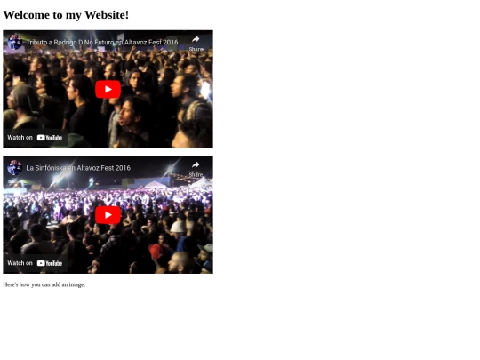 videos screenshot