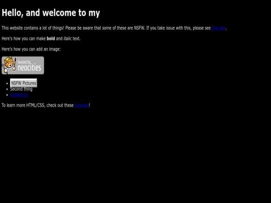 index screenshot