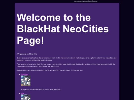 blackhatTableOfContents screenshot