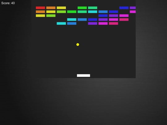 Brickbreaker screenshot