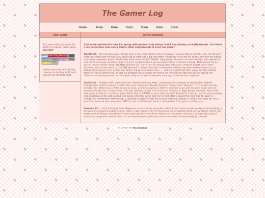 gamerlog screenshot