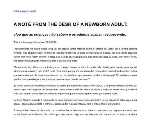 texto-lorde-20-anos screenshot