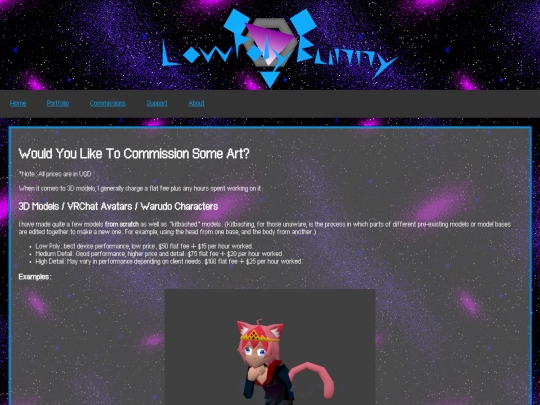 commissions screenshot