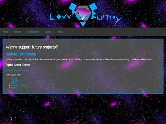 support screenshot