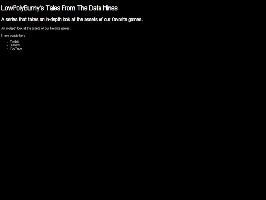talesfromthedatamines screenshot