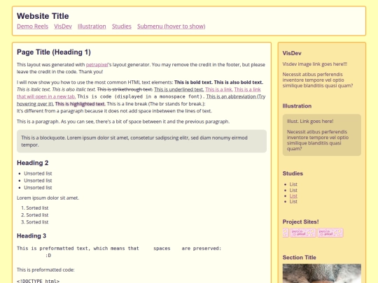 index screenshot