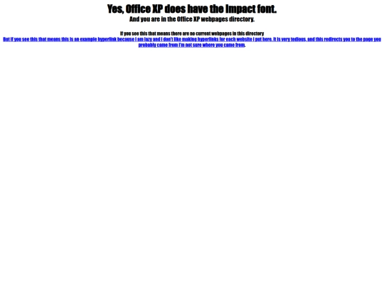 Office XP Pages screenshot