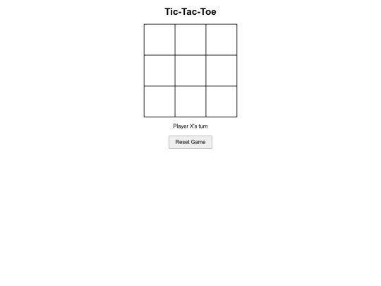 tictactoe screenshot