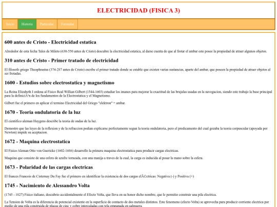 electricidad/historia screenshot