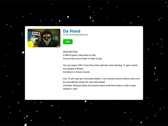 dahood screenshot