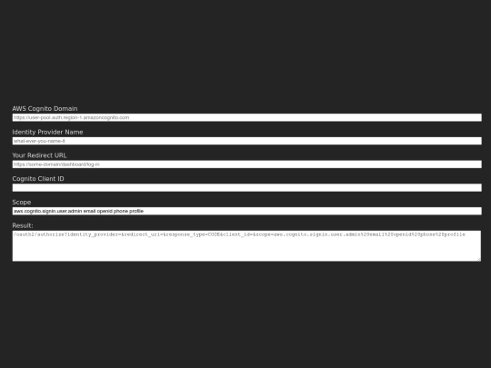 url-creator screenshot