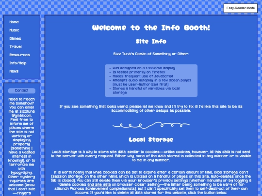 info screenshot