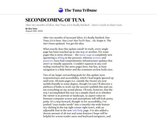 news/version2 screenshot