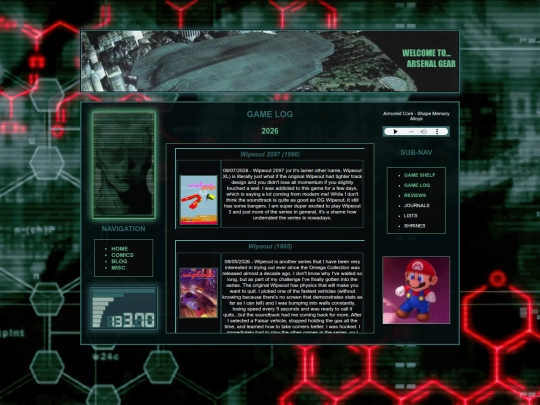 gamelog screenshot