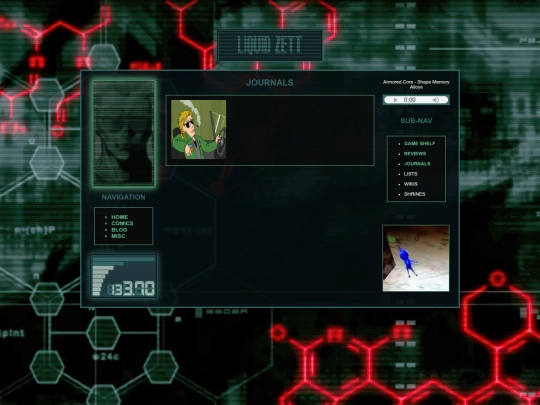 gaming/journals screenshot