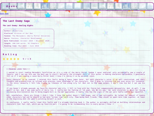 books screenshot