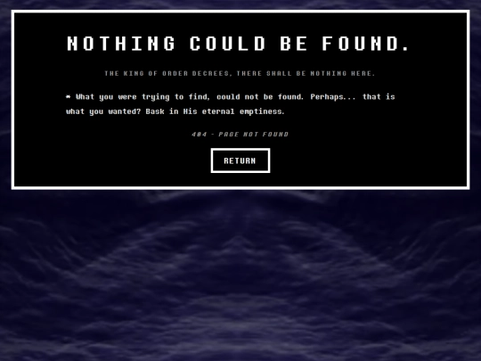 not_found screenshot