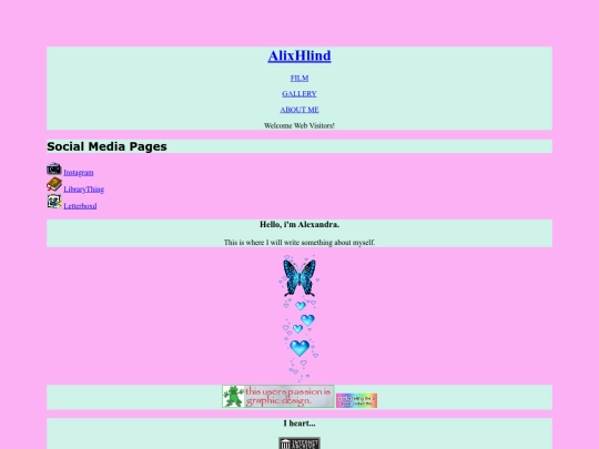 socials screenshot