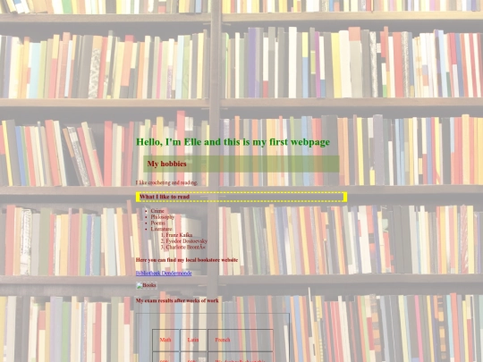 index screenshot