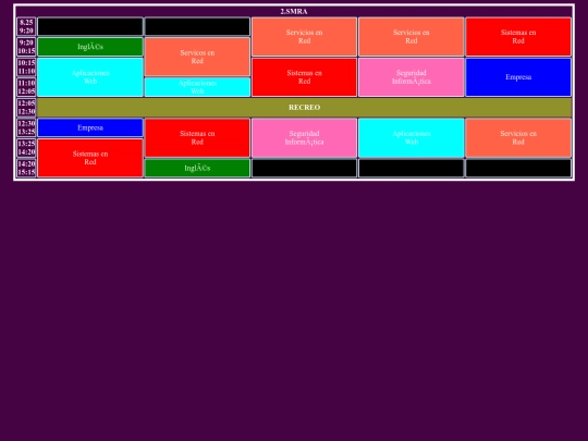 horario/Horario2SMRA screenshot