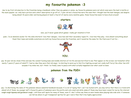 pokemon/fave-pkmn screenshot