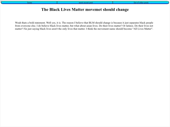 Rants/BLM screenshot