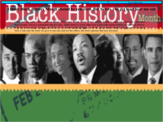 Rants/BlackHistoryMonth screenshot