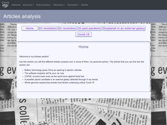 articles screenshot