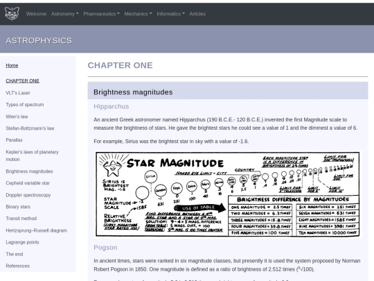 astrophysics/charapter1/magnitudes screenshot