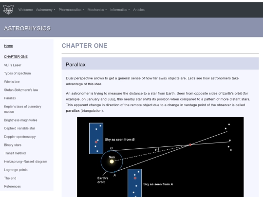 astrophysics/charapter1/parallax screenshot