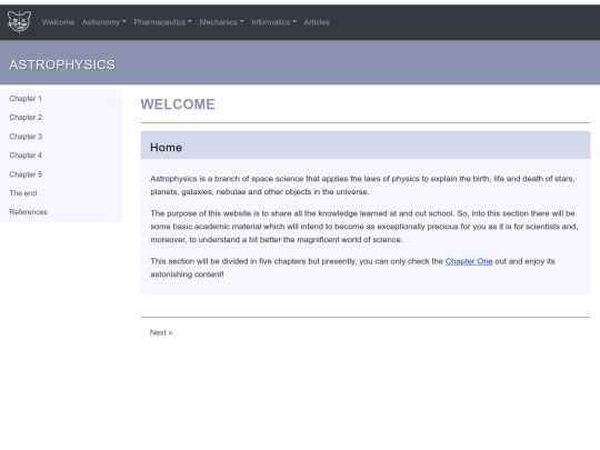 astrophysics screenshot