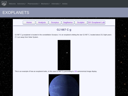 exoplanet/exoplanet1 screenshot