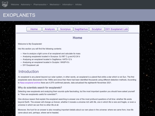 exoplanet screenshot
