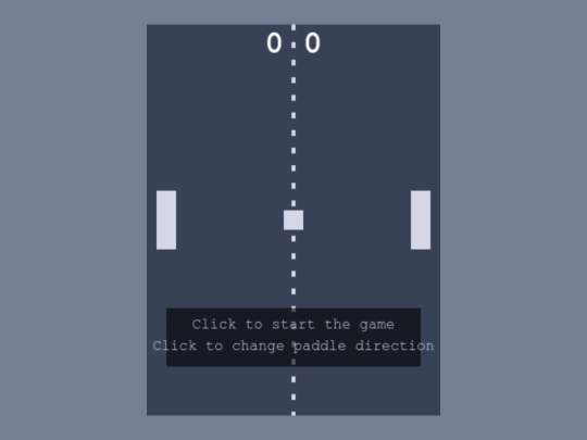games/pong55 screenshot