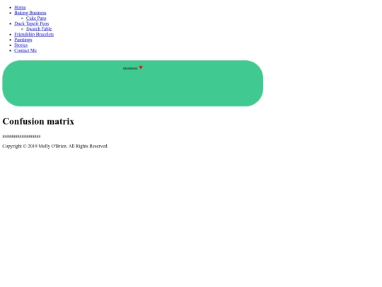 machinelearning/confusionmatrix screenshot