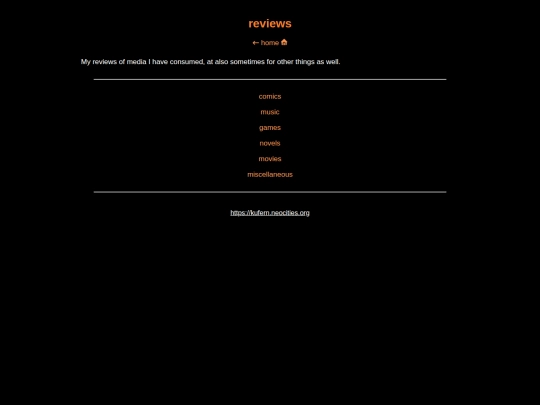 reviews screenshot